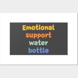 Emotional Support Water Bottle Please Do Not Pet Posters and Art